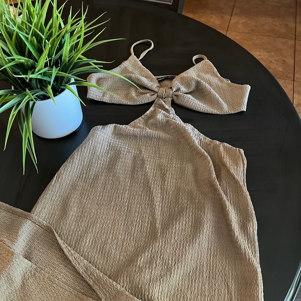 Long brown dress